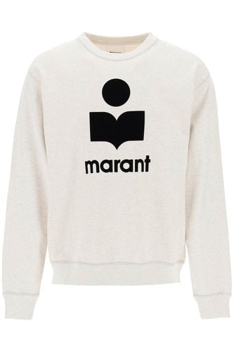 Mikoy Flocked Logo Sweatshirt - Isabel Marant - Modalova