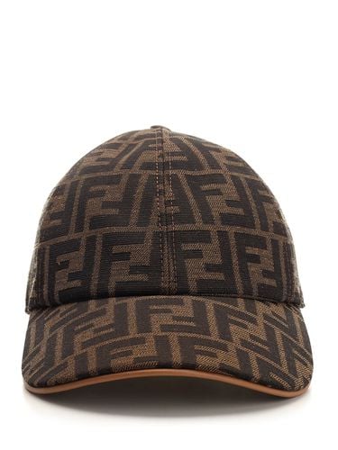 Fendi Ff Jacquard Baseball Hat - Fendi - Modalova