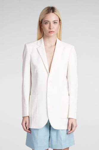 White Blazer In Viscose And Wool Stretch Gabardine - RED Valentino - Modalova