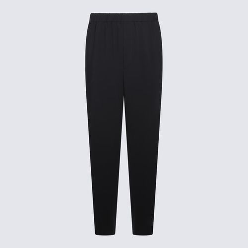 Giorgio Armani Black Wool Pants - Giorgio Armani - Modalova