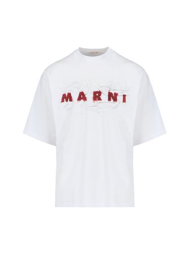 Marni Logo T-shirt - Marni - Modalova