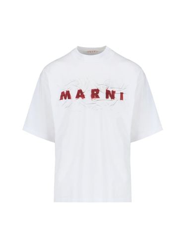 Marni Logo T-shirt - Marni - Modalova