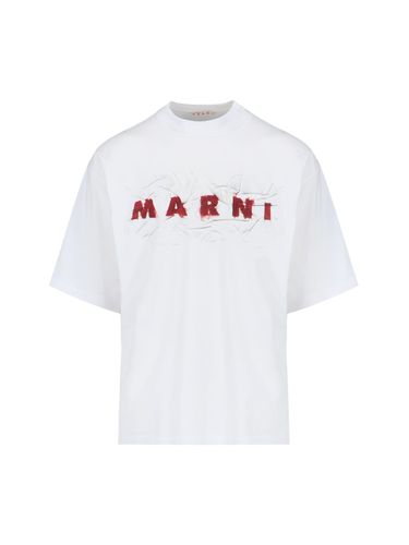 Marni Logo T-shirt - Marni - Modalova