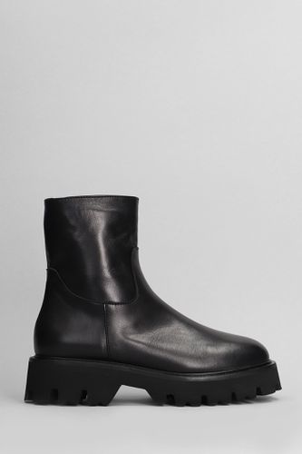 Low Heels Ankle Boots In Leather - Fabio Rusconi - Modalova