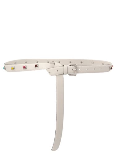 Etro White Leather Belt - Etro - Modalova