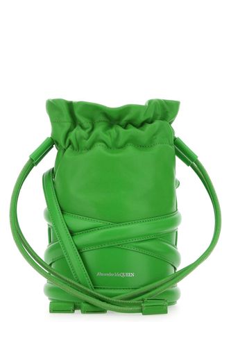 Grass Green Leather Bucket Bag - Alexander McQueen - Modalova