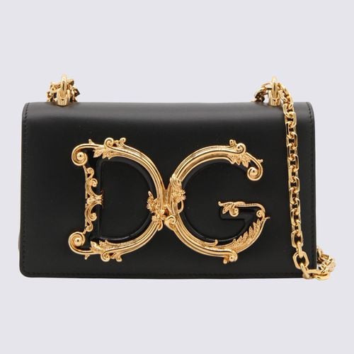 Leather Dg Shoulder Bag - Dolce & Gabbana - Modalova