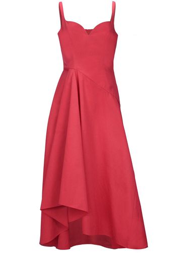 Midi Dress With Heart Neckline In Lust - Alexander McQueen - Modalova