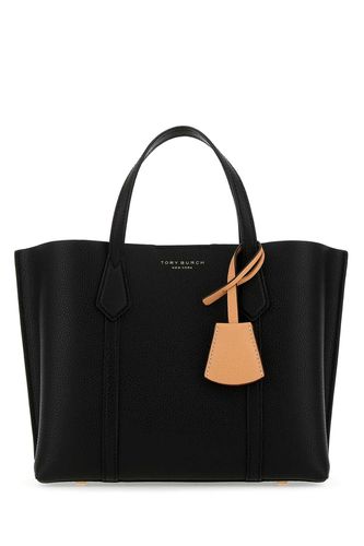 Black Leather Perry Shopping Bag - Tory Burch - Modalova