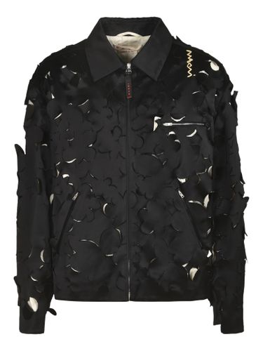 Embroidered Duchesse Cut-out Jacket - Marni - Modalova