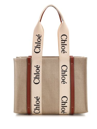 Chloé Medium woody Tote Bag - Chloé - Modalova