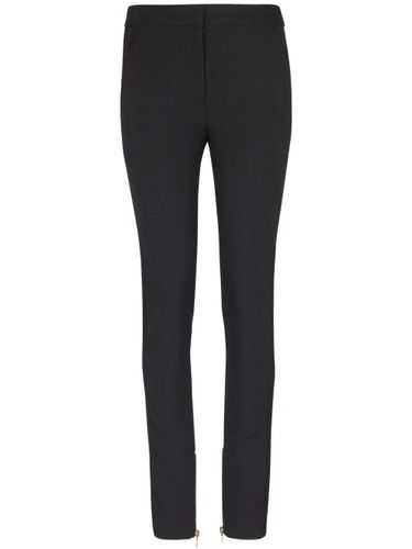 Balmain Zipped Satin Slim Pants - Balmain - Modalova