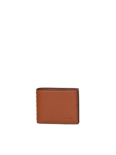 Rockstud Wallet In Garnet Calfskin - Valentino Garavani - Modalova