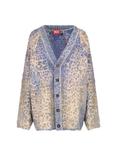 Diesel Animalier Cardigan - Diesel - Modalova