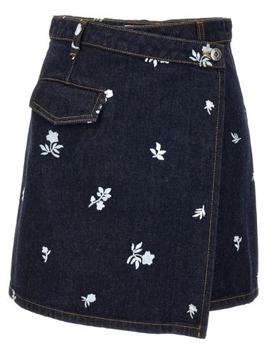 Lanvin All-over Embroidery Skirt - Lanvin - Modalova