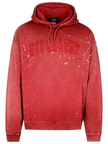 Dsquared2 Red Cotton Sweatshirt - Dsquared2 - Modalova