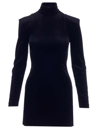 Patou Black Velvet Mini Dress - Patou - Modalova