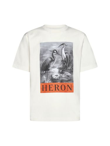 Printed Cotton T-shirt - HERON PRESTON - Modalova