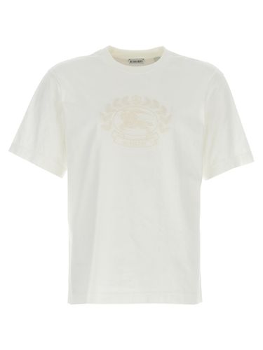 Burberry Logo Embroidery T-shirt - Burberry - Modalova