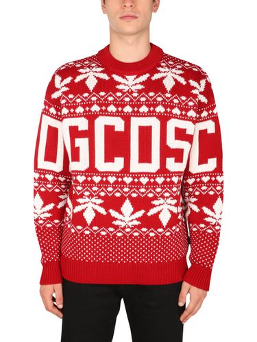 GCDS Christmas Sweater With Logo - GCDS - Modalova