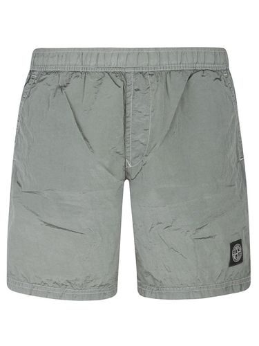 Compass-patch Swim Shorts - Stone Island - Modalova