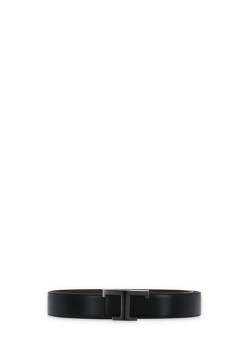 T Timeless Reversible Leather Belt - Tod's - Modalova