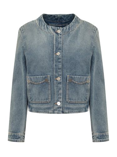 Givenchy 4g Chain Denim Jacket - Givenchy - Modalova