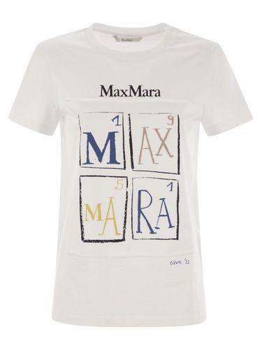 Logo Printed Crewneck T-shirt - Max Mara - Modalova