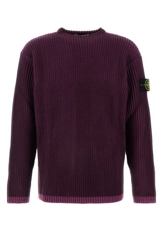 Stone Island Plum Wool Sweater - Stone Island - Modalova