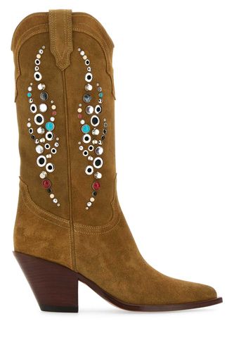 Sonora Camel Suede Santa Fe Boots - Sonora - Modalova