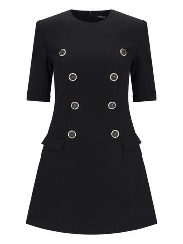 Eight Buttons Crêpe Mini Dress - Balmain - Modalova