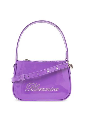 Logo Embellished Zipped Tote Bag - Blumarine - Modalova