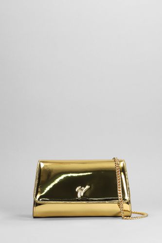Cleopatra Clutch In Gold Leather - Giuseppe Zanotti - Modalova