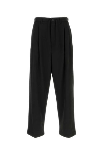 Lemaire Black Wool Blend Pant - Lemaire - Modalova