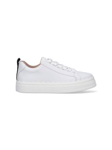 Lauren Sneakers In White Leather - Chloé - Modalova