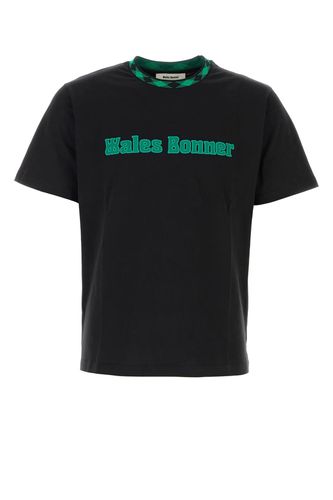 Black Cotton Original T-shirt - Wales Bonner - Modalova