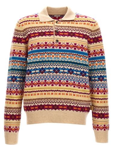 Loewe Jacquard Polo Sweater - Loewe - Modalova