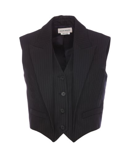 Pinstripe Waistcoat - Alexander McQueen - Modalova