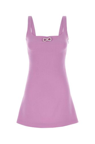 Mach & Mach Lilac Wool Mini Dress - Mach & Mach - Modalova