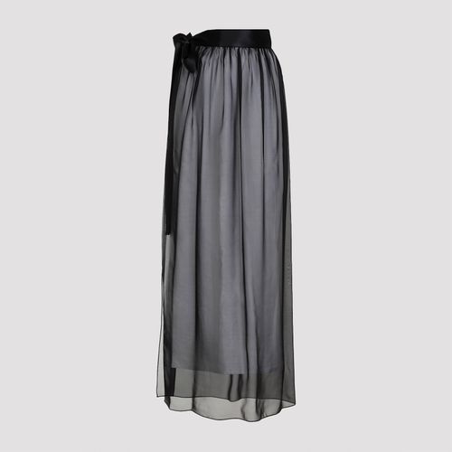 Dolce & Gabbana Silk Long Skirt - Dolce & Gabbana - Modalova