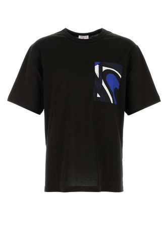 Pucci Black Cotton T-shirt - Pucci - Modalova