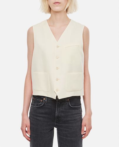 Wool Gabardine Vest - Comme des Garçons - Modalova