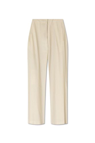 High-waist Pinstriped Wide-leg Trousers - MM6 Maison Margiela - Modalova