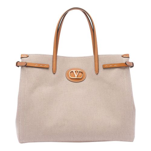 Medium Antibes Canvas Tote Bag - Valentino Garavani - Modalova