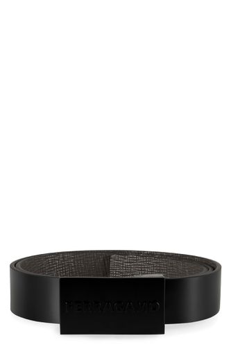 Ferragamo Reversible Leather Belt - Ferragamo - Modalova