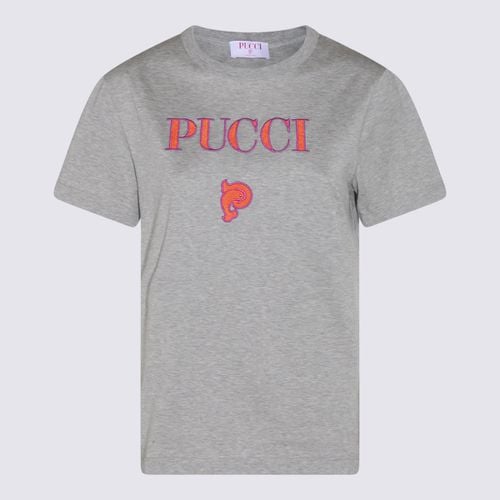 Pucci Grey Cotton T-shirt - Pucci - Modalova