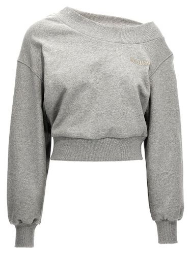 The Attico Crossed Logo Sweatshirt - The Attico - Modalova