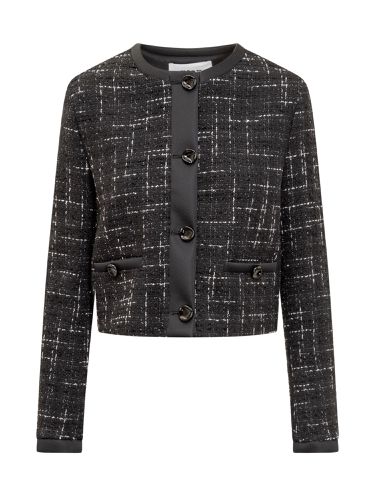 MSGM Cropped Tweed Jacket - MSGM - Modalova