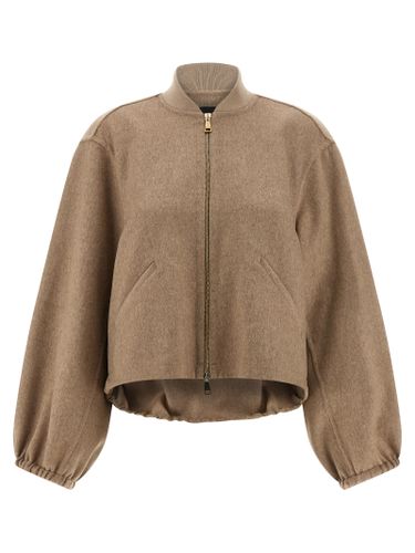 Cashmere Bomber Jacket - Fabiana Filippi - Modalova