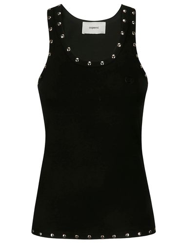 Logo Embroidered Stud Detailed Tank Top - Coperni - Modalova